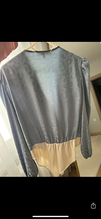 l Beden Buz mavi bodysuit