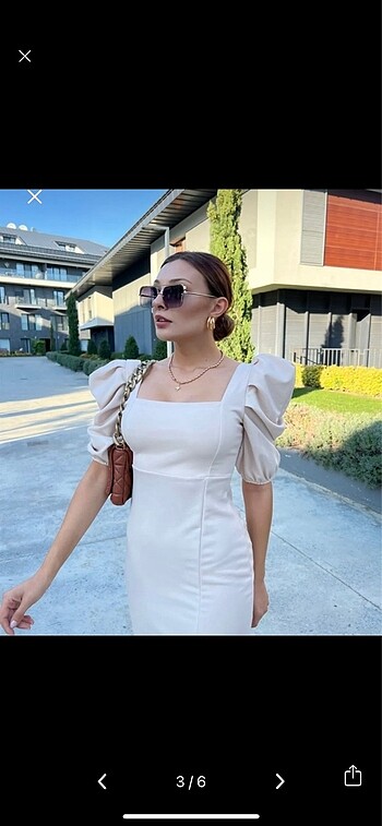 l Beden Prenses kol likralı kalem elbise