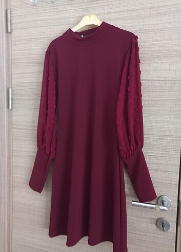Bordo elbise