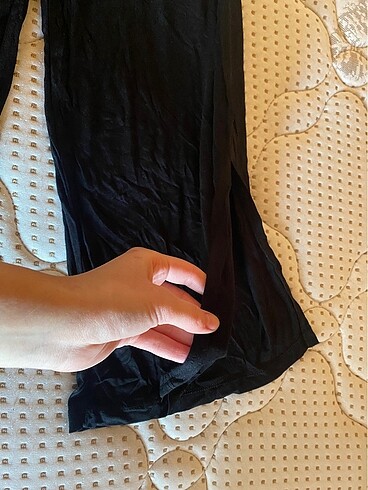xs Beden siyah Renk Kadın yırtmaçlı kısa pantolon