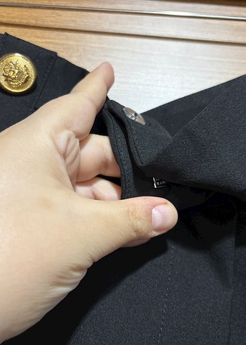 52 Beden siyah Renk Düğmeli siyah Kadın Kumaş Pantolon