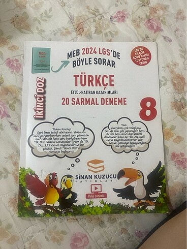 8. Sınıf Sinan kuzucu Türkçe deneme