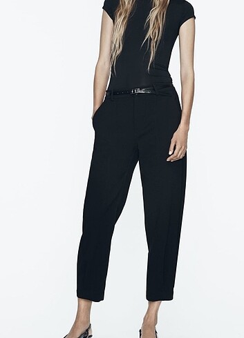 ZARA KUMAS PANTOLON PENSLI PACA