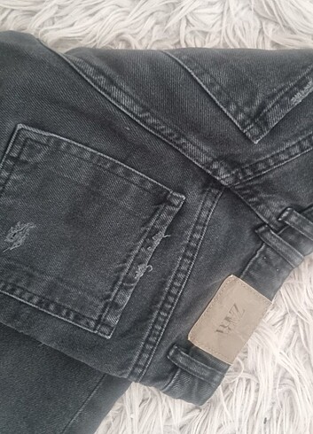 10 Yaş Beden gri Renk Zara füme jean