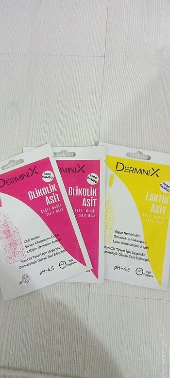 Derminix yüz maskesi