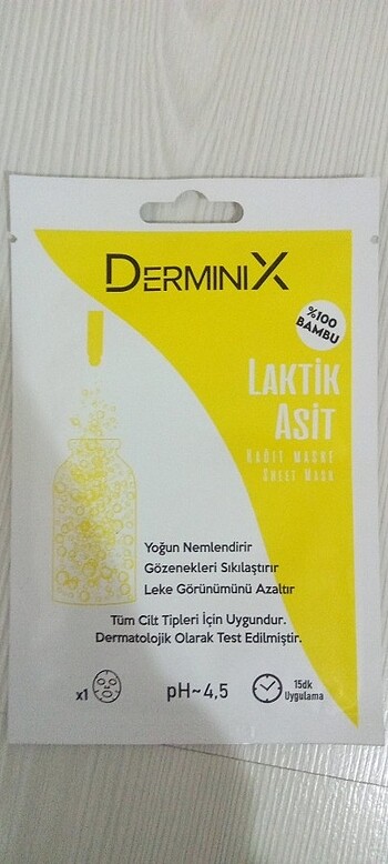 Beden Derminix yüz maskesi