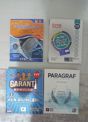 Kitaplar 100 denemeler 50 tl