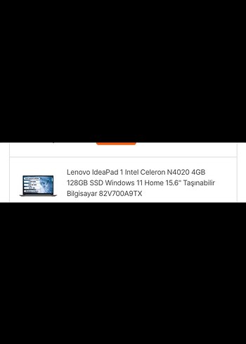 Lenovo Gri Renkli Laptop