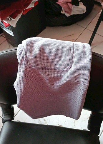 Gri Kemerli Erkek Mini Şort - Görsel 3