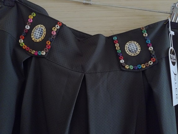 Zara Yeni Haki Yeşili Etek