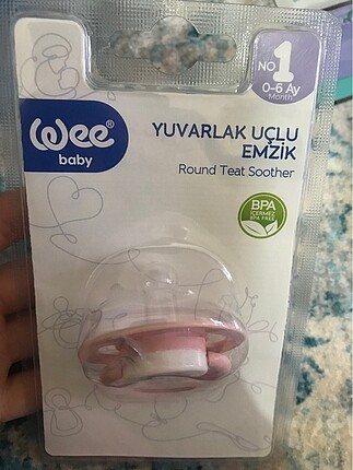 yuvarlak uçlu emzik