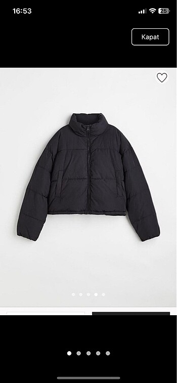 H&m siyah mont