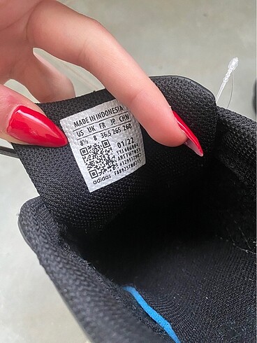 36,5 Beden Adidas siyah süperstar