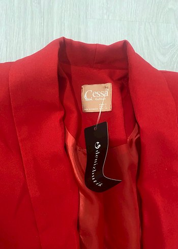 Trendyol & Milla Düğmeli Kırmızı Kadın Blazer Ceket