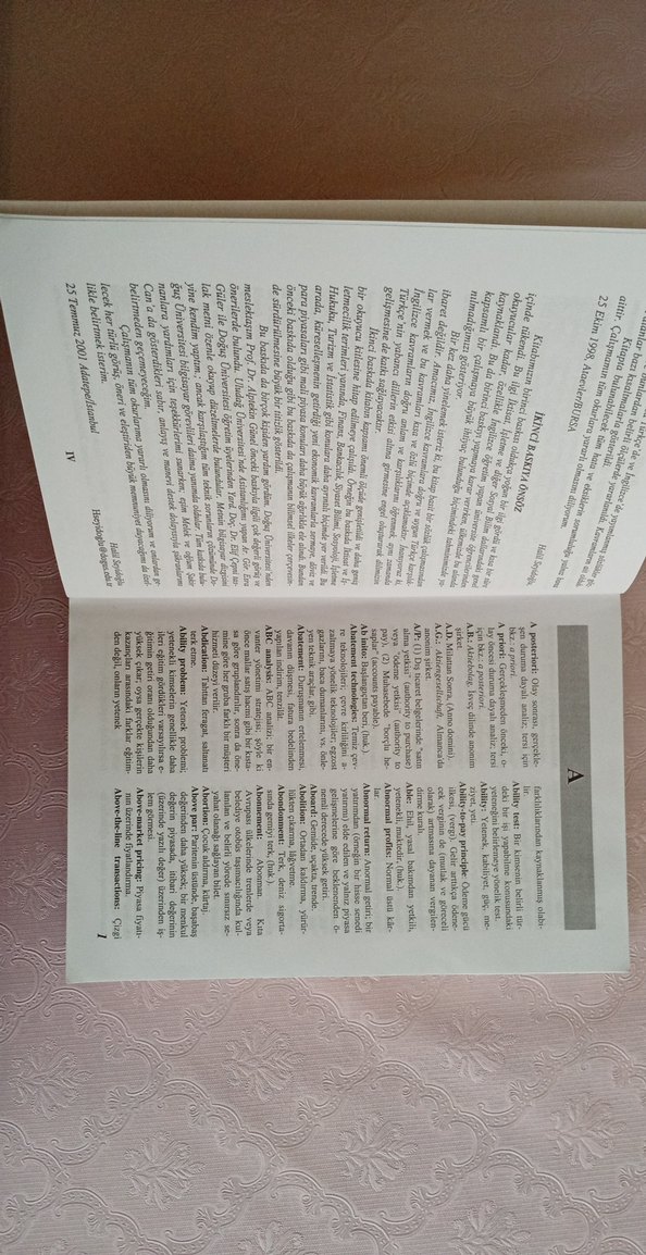 Ekonomi ve İşletmecilik Terimleri Sözlüğü - Görsel 4