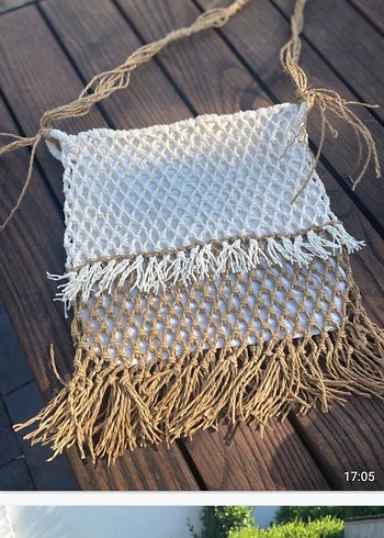 Bej Bohem Püsküllü en 20 cm boy 19