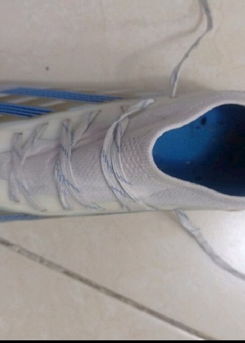 Adidas Erkek Beyaz Bağcıklı Futbol Ayakkabısı