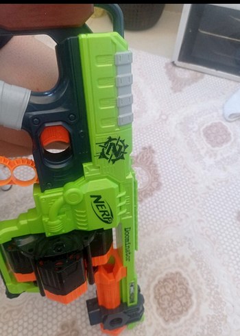  Beden Renkli Yeşil Nerf Oyuncak Tabanca