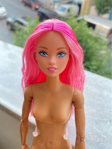  Beden Renk Pembe saçlı Barbie