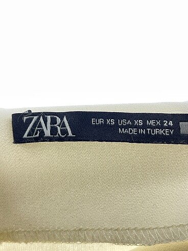 xs Beden beyaz Renk Zara Bluz %70 İndirimli.