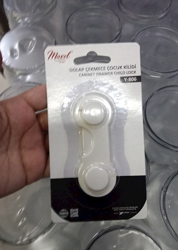 Dolap Çekmece Çocuk Kilidi Y-806 Beyaz