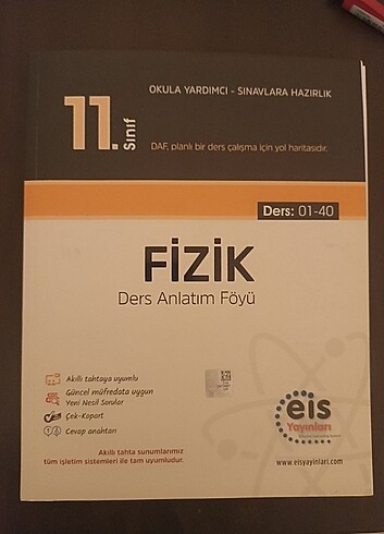 Eis 11.Sınıf Fizik Ders Anlatım Föyü