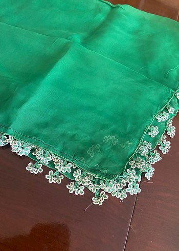 Dantel Detaylı Çok Renkli Bohem Kadın Fuları - Görsel 2