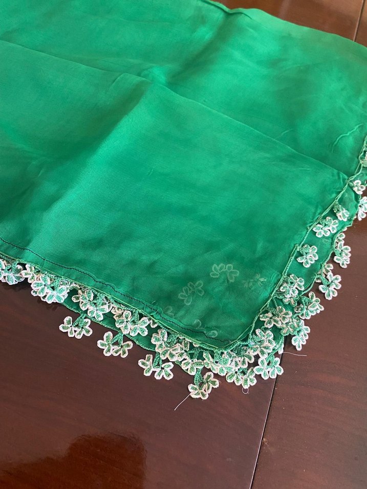 Dantel Detaylı Çok Renkli Bohem Kadın Fuları - Görsel 2