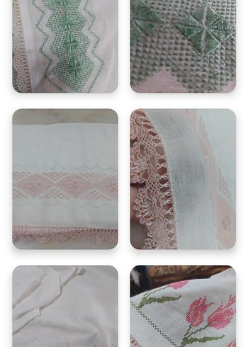 Nakışlı Pembe Erkek Mendili - Görsel 16