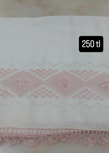 Nakışlı Pembe Erkek Mendili - Görsel 11