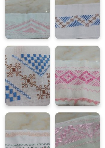 Nakışlı Pembe Erkek Mendili - Görsel 14