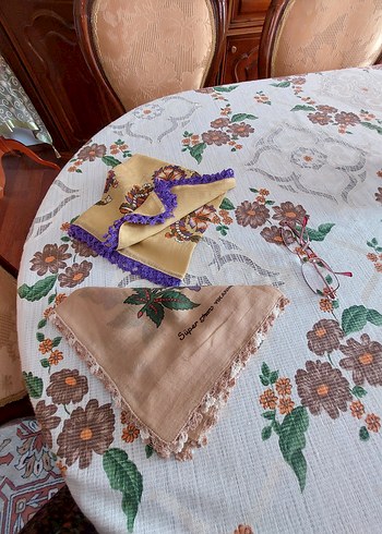 Dantel Detaylı Bej ve hardal Kadın yemeni - Görsel 4