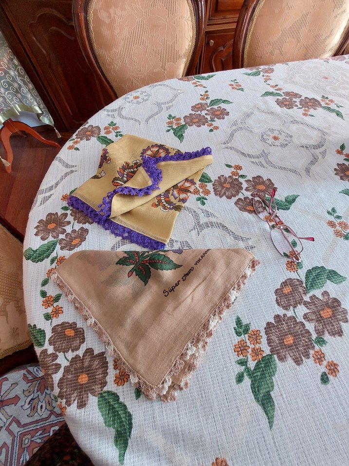 Dantel Detaylı Bej ve hardal Kadın yemeni - Görsel 4