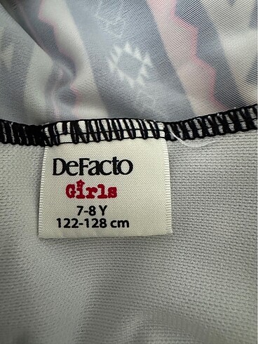 Defacto Kız renkli mayo