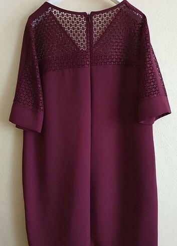 44 Beden bordo Renk Abiye Elbise