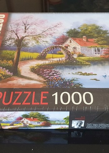 1000 Parça Renkli Manzara Puzzle