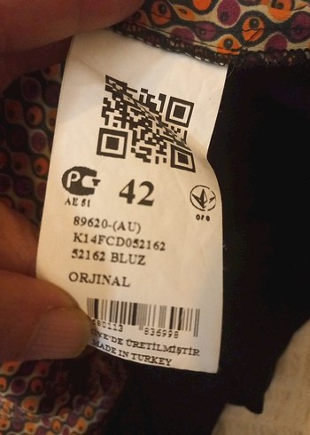 Örme Kadın Bluz, Uzun Kollu, Kahverengi - Görsel 8