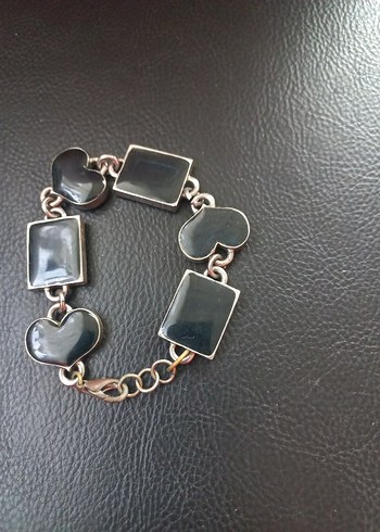 Koyu Mavi Zincir Detaylı Kadın Bileklik - Görsel 7