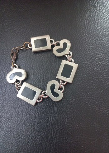 Koyu Mavi Zincir Detaylı Kadın Bileklik - Görsel 6