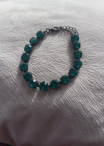 Turkuaz Payetli Yılan Desenli Kadın Bileklik - Görsel 5