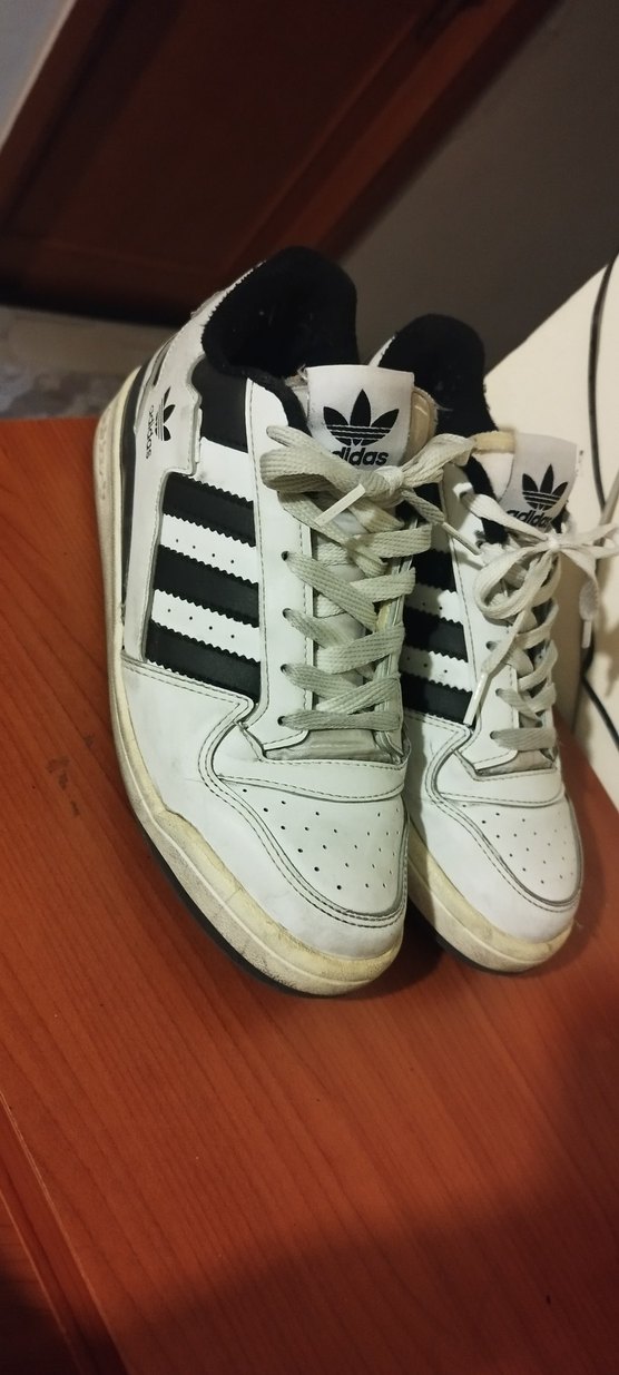 Beyaz Adidas Erkek Spor Ayakkabı Bağı - Görsel 2