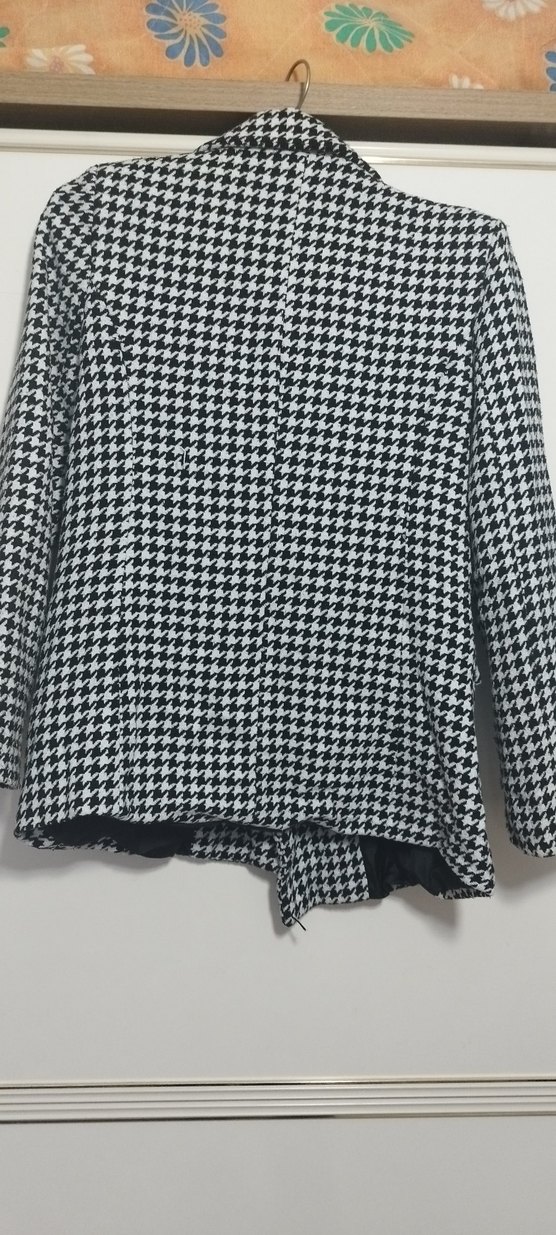 Düğmeli, Normal Boy Kadın Blazer Ceket - Görsel 3