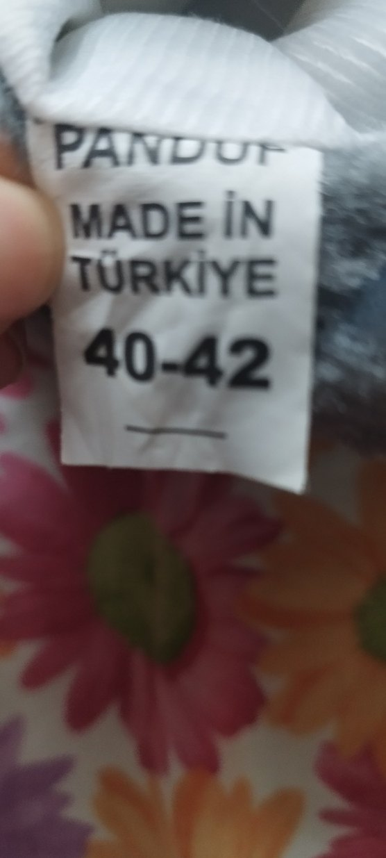 Gri Peluş Köpek şeklinde panduf - Görsel 4