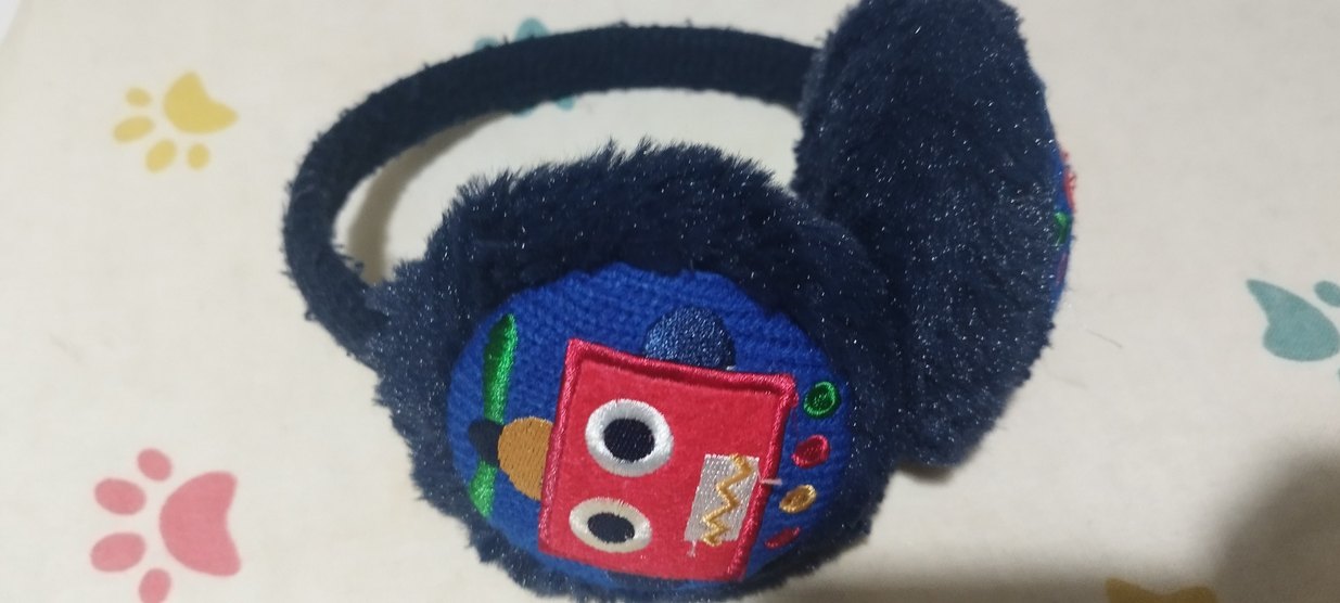 Renkli Peluş Kulaklık - Görsel 2