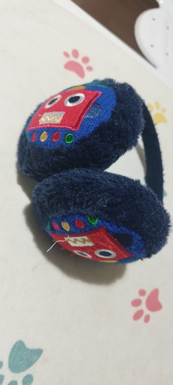 Renkli Peluş Kulaklık - Görsel 3