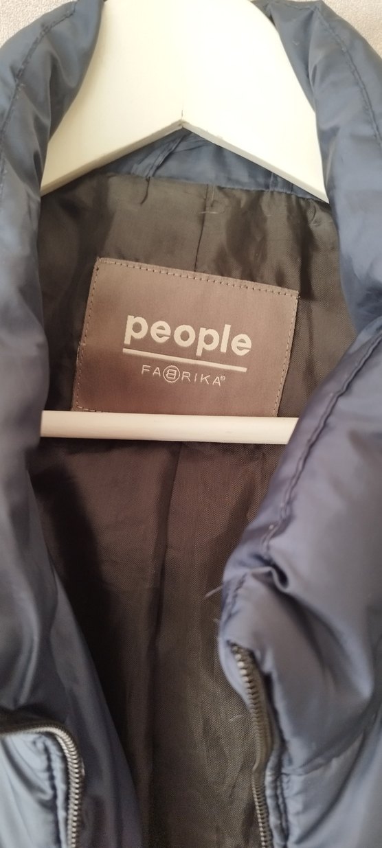 Erkek Midi Mont - lacivert - Görsel 3