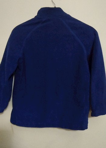 Erkek Lacivert Fermuarlı Polar Ceket - Görsel 3