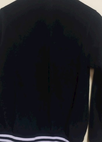 Siyah Fermuarlı Uzun Kollu Kadın Ceket - Görsel 3