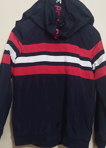 Erkek Çocuk Koyu Kırmızı Fermuarlı Ceket - Görsel 3