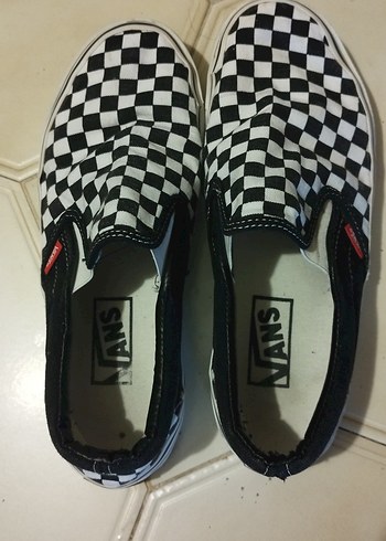 Vans Vans unisex Beyaz Kareli Günlük Spor Ayakkabı